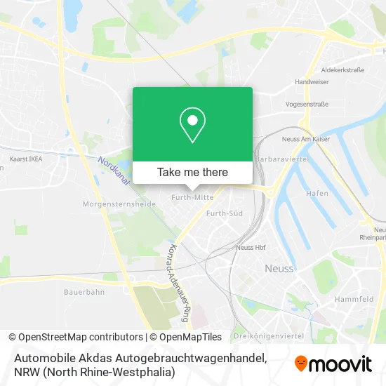 Карта Automobile Akdas Autogebrauchtwagenhandel