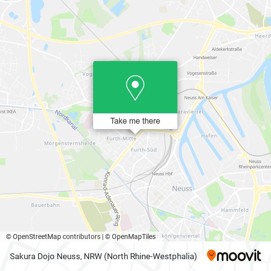 Sakura Dojo Neuss map