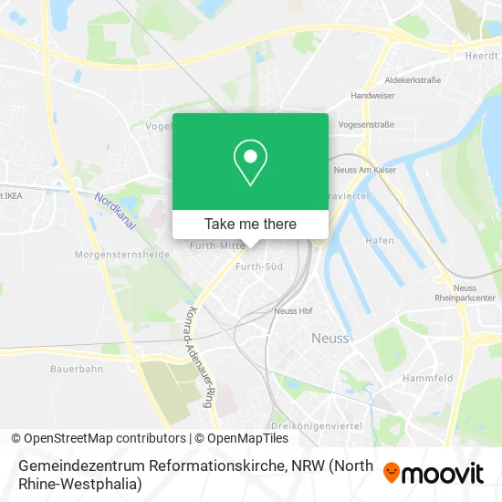 Карта Gemeindezentrum Reformationskirche