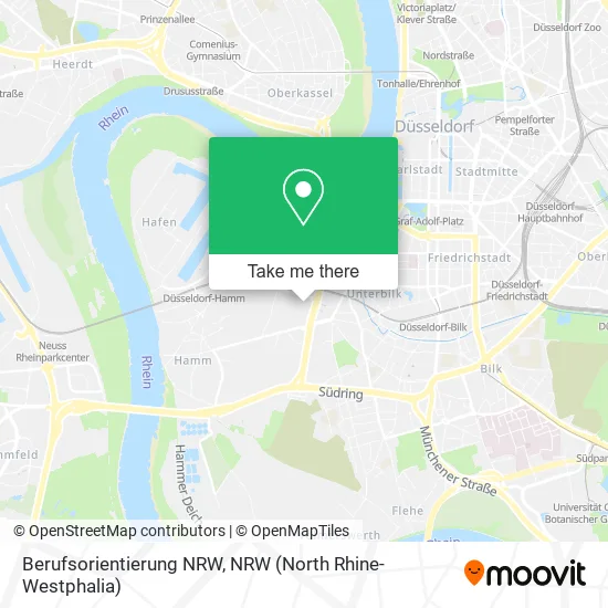 Карта Berufsorientierung NRW