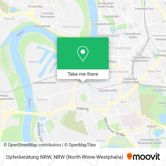 Opferberatung NRW map