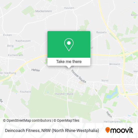 Deincoach Fitness map