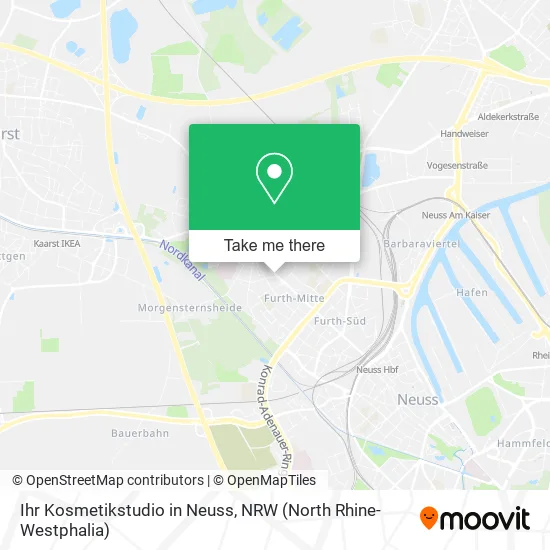 Карта Ihr Kosmetikstudio in Neuss