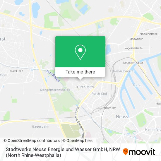 Stadtwerke Neuss Energie und Wasser GmbH map