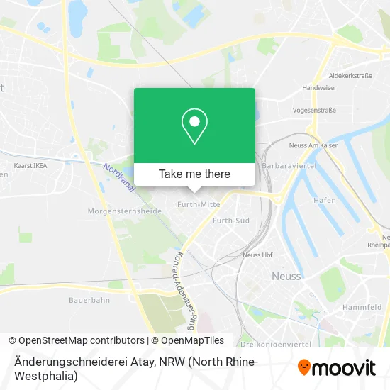 Карта Änderungschneiderei Atay