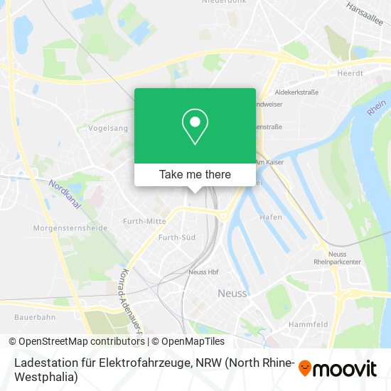 Ladestation für Elektrofahrzeuge map