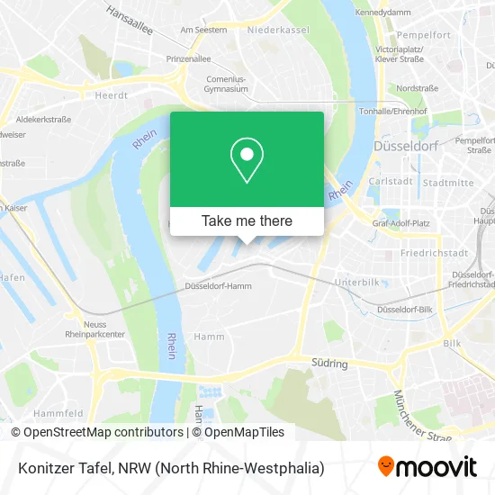 Карта Konitzer Tafel