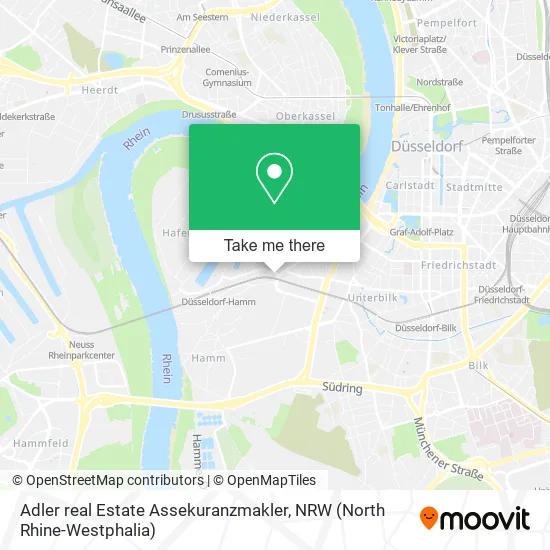 Карта Adler real Estate Assekuranzmakler