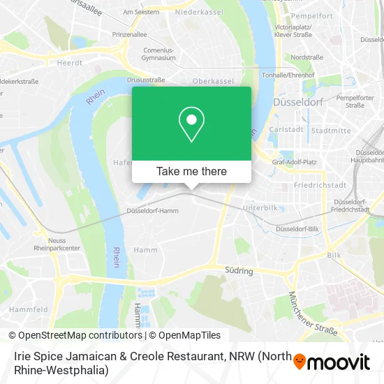 Карта Irie Spice Jamaican & Creole Restaurant