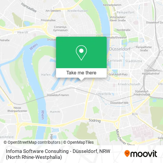 Карта Infoma Software Consulting - Düsseldorf