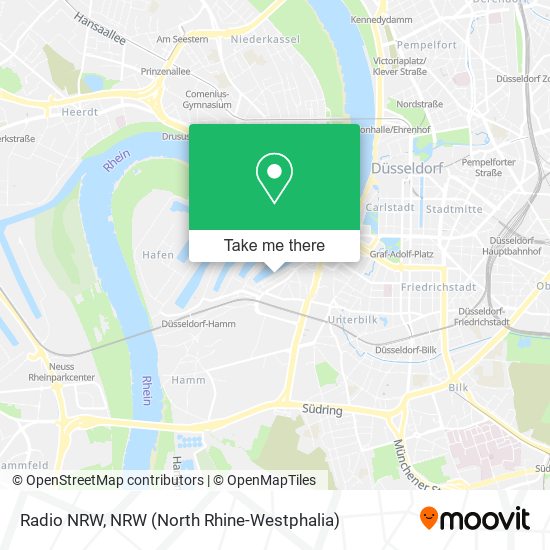 Radio NRW map