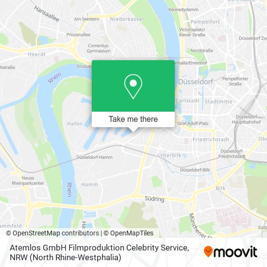 Atemlos GmbH Filmproduktion Celebrity Service map