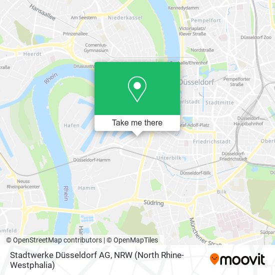 Stadtwerke Düsseldorf AG map