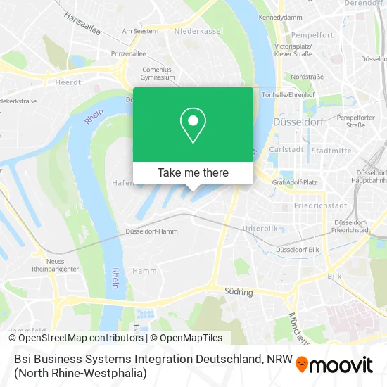 Карта Bsi Business Systems Integration Deutschland