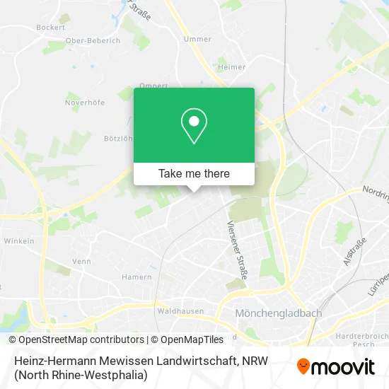 Карта Heinz-Hermann Mewissen Landwirtschaft