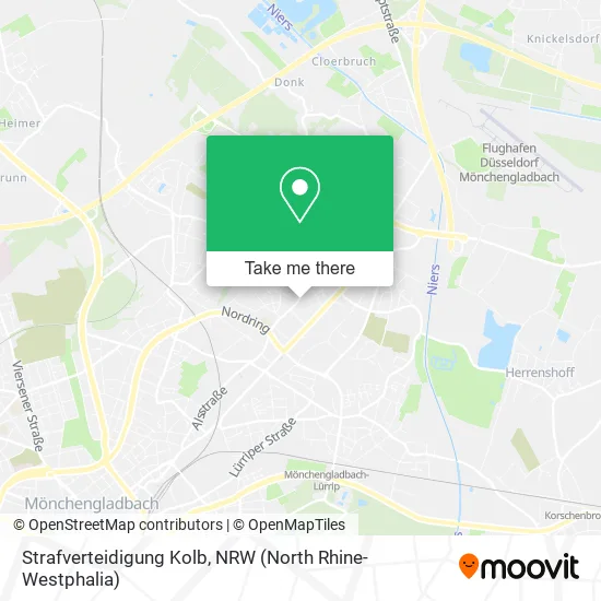 Strafverteidigung Kolb map