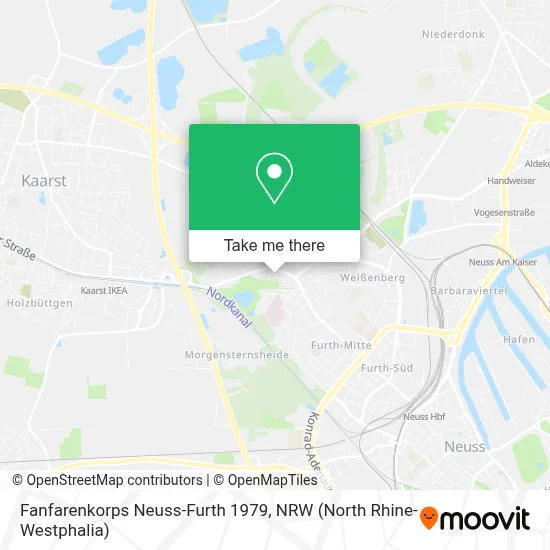 Fanfarenkorps Neuss-Furth 1979 map
