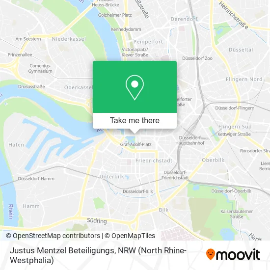 Justus Mentzel Beteiligungs map