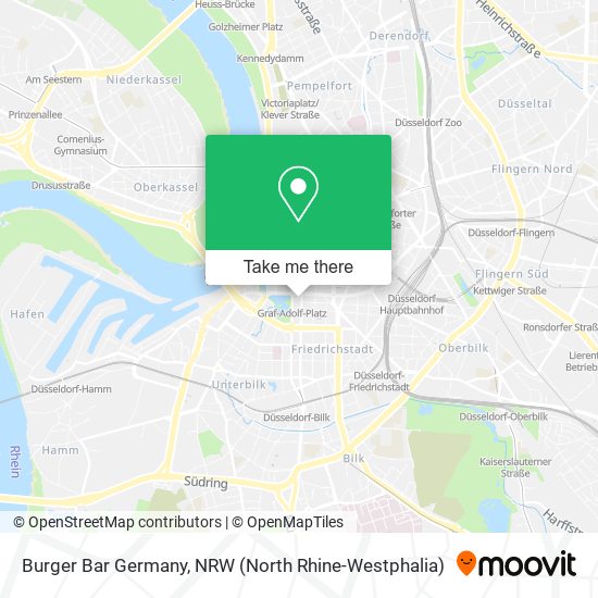 Burger Bar Germany map