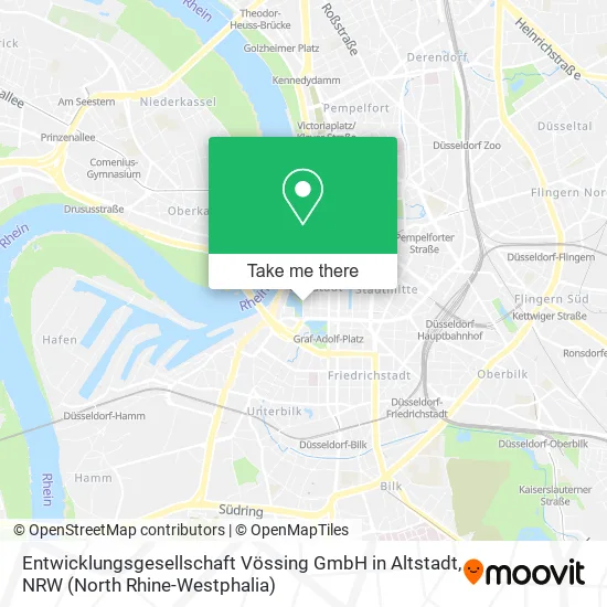 Карта Entwicklungsgesellschaft Vössing GmbH in Altstadt