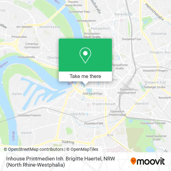 Карта Inhouse Printmedien Inh. Brigitte Haertel