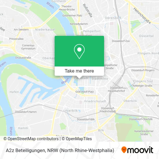 A2z Beteiligungen map