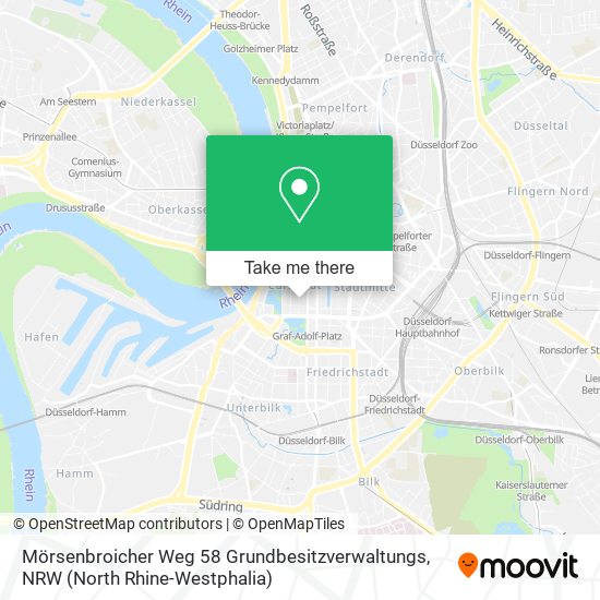 Mörsenbroicher Weg 58 Grundbesitzverwaltungs map