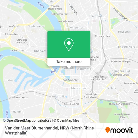 Van der Meer Blumenhandel map
