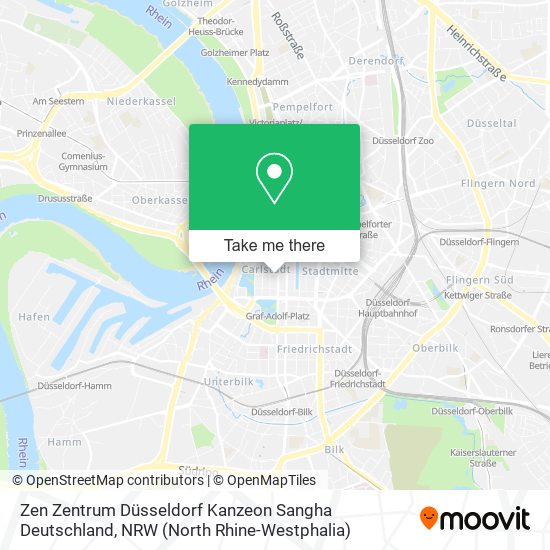 Zen Zentrum Düsseldorf Kanzeon Sangha Deutschland map