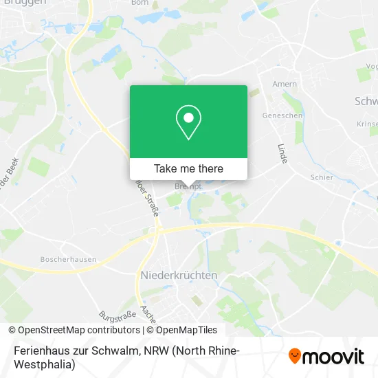 Карта Ferienhaus zur Schwalm