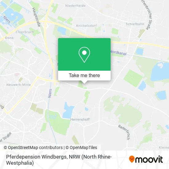Карта Pferdepension Windbergs