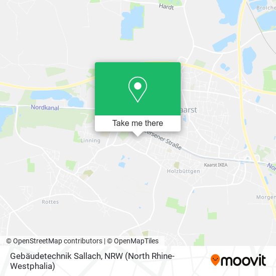 Gebäudetechnik Sallach map