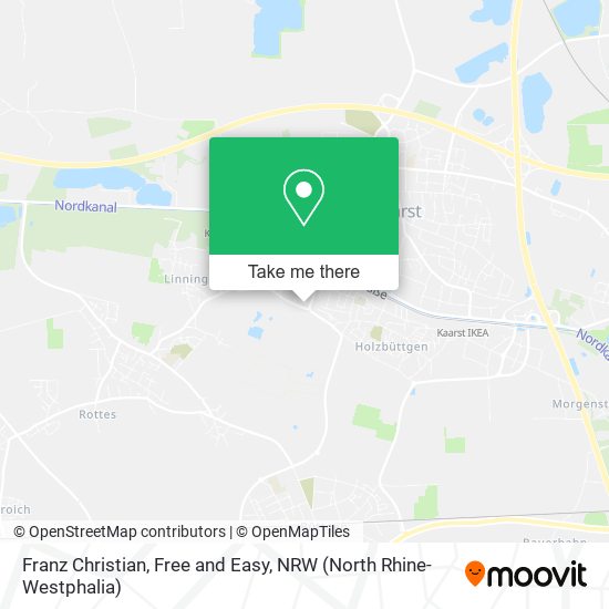 Franz Christian, Free and Easy map