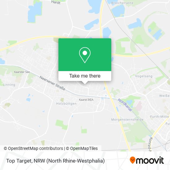 Top Target map