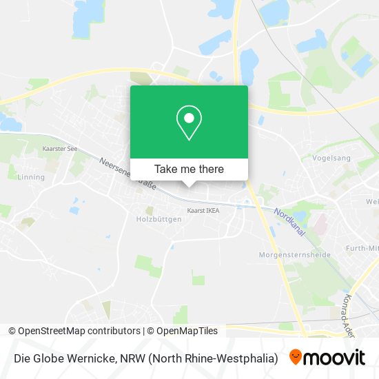 Die Globe Wernicke map