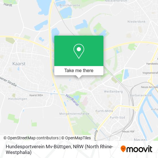 Hundesportverein Mv-Büttgen map