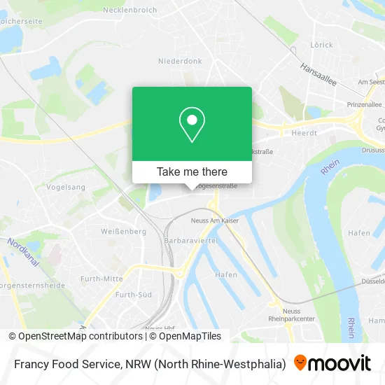 Карта Francy Food Service