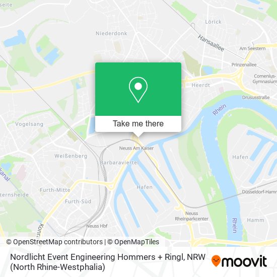 Nordlicht Event Engineering Hommers + Ringl map