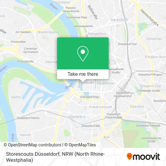 Карта Storescouts Düsseldorf