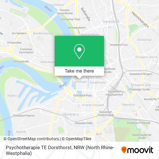 Psychotherapie TE Dorsthorst map