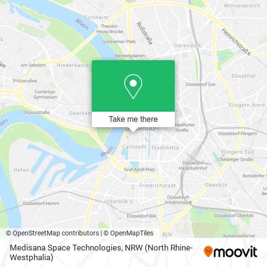 Карта Medisana Space Technologies