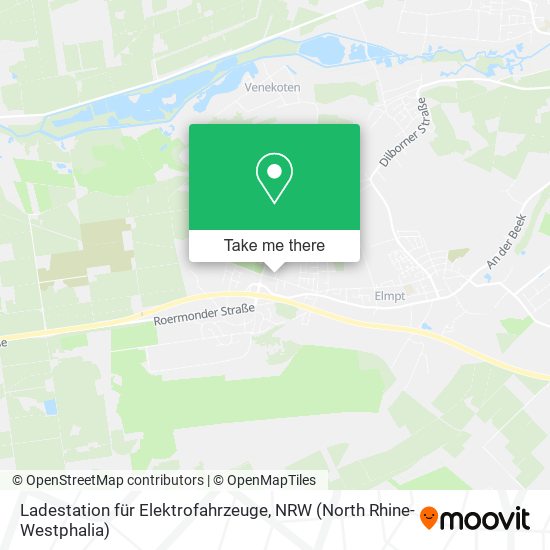 Ladestation für Elektrofahrzeuge map