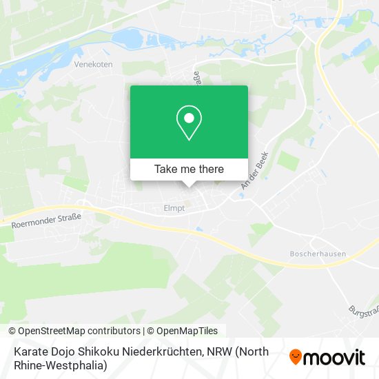 Karate Dojo Shikoku Niederkrüchten map