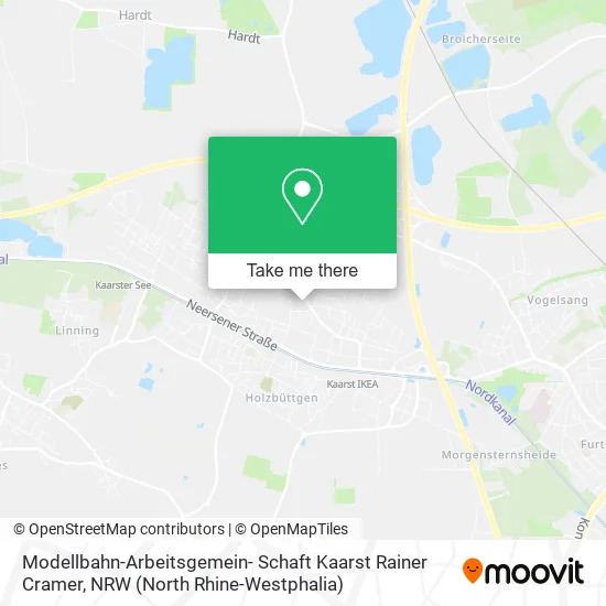 Карта Modellbahn-Arbeitsgemein- Schaft Kaarst Rainer Cramer