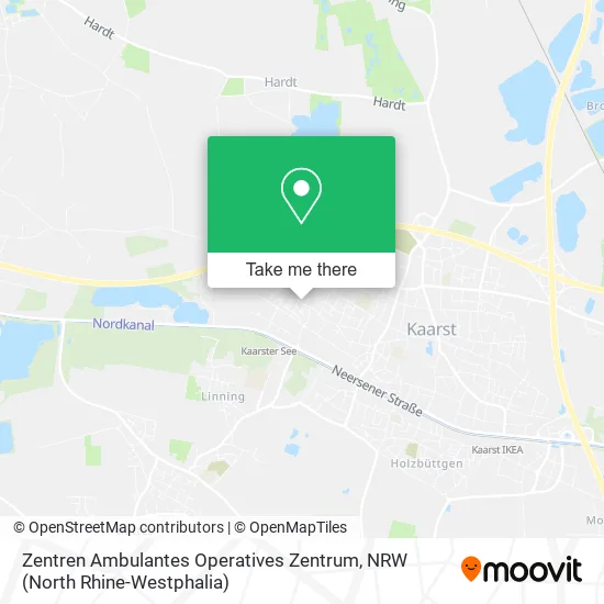 Карта Zentren Ambulantes Operatives Zentrum