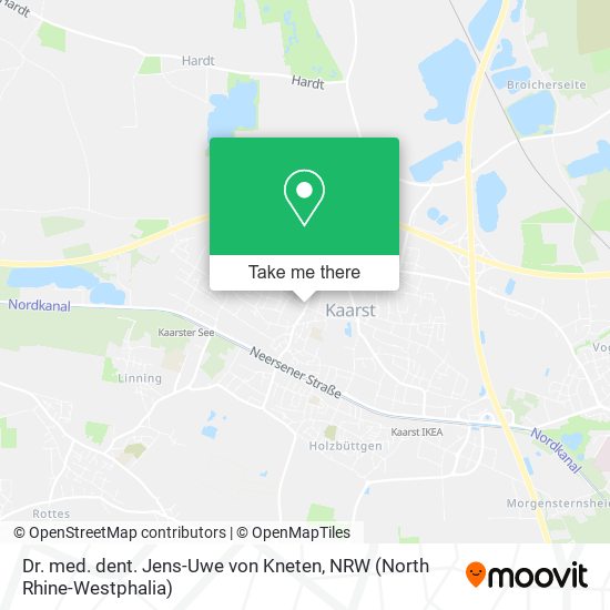 Dr. med. dent. Jens-Uwe von Kneten map