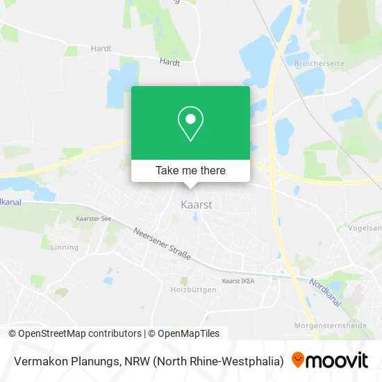 Карта Vermakon Planungs