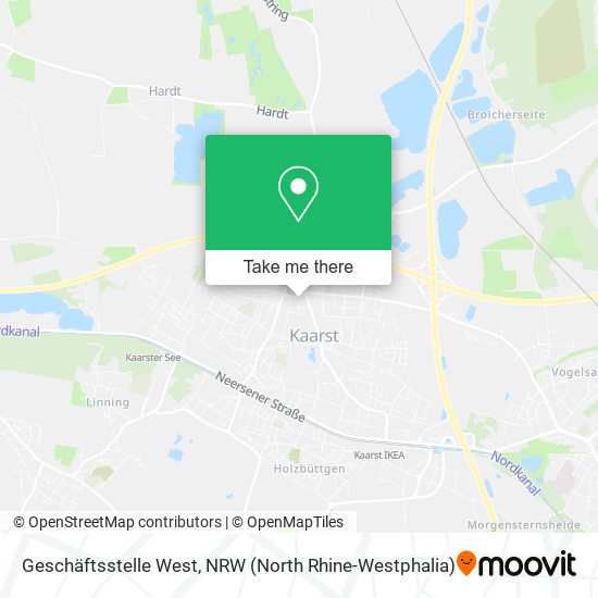 Geschäftsstelle West map