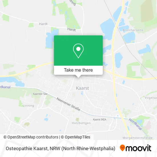 Карта Osteopathie Kaarst