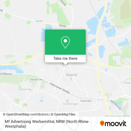 Карта Mf Advertising Werbemittel
